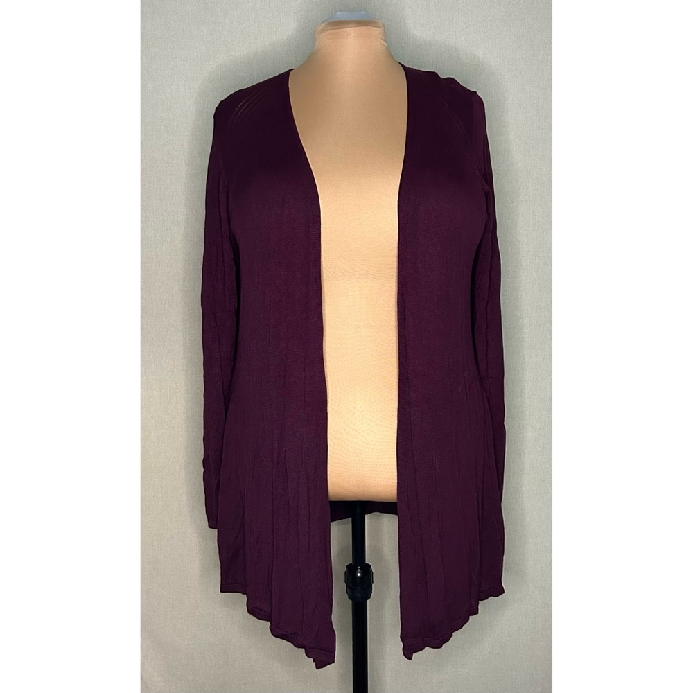 Torrid Plum Eggplant Mulberry Cardigan Sweater Size 2x